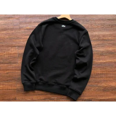 Свитшот Lacoste Big Crocodile And Logo Lettering In Oval "Black" фото № 2 Свитшот Lacoste Big Crocodile And Logo Lettering In Oval "Black" фото № 2