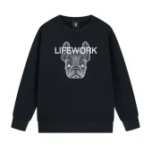 Свитшот Life Work Dog "Black/White"