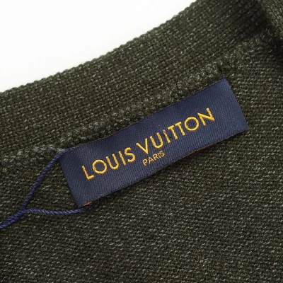 Худи Louis Vuitton Button-down Knitted "Gray" фото № 5