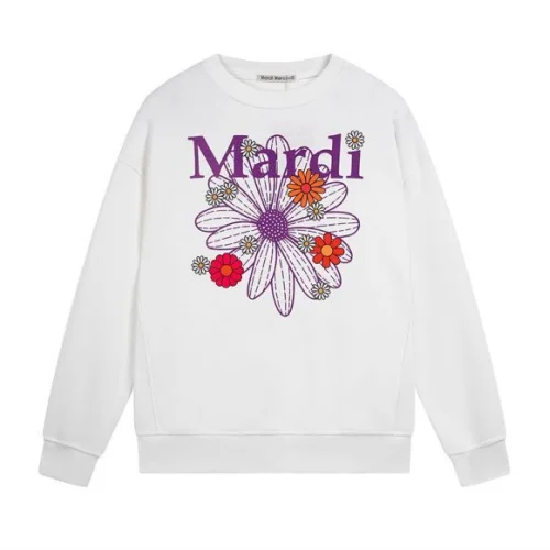 Свитшот Mardi Mercredi One Big Flower And Little Flowers "White"