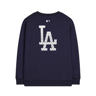 Свитшот MLB With Large Logo On The Back "Blue" фото № 4