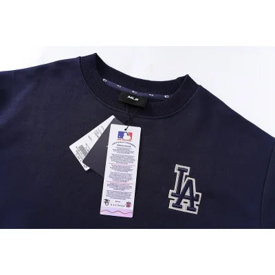 Свитшот MLB With Large Logo On The Back "Blue" фото № 5