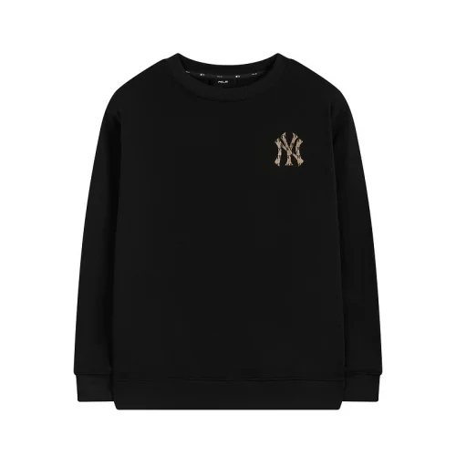 Худи MLB Front Logo Cuffs "Black"