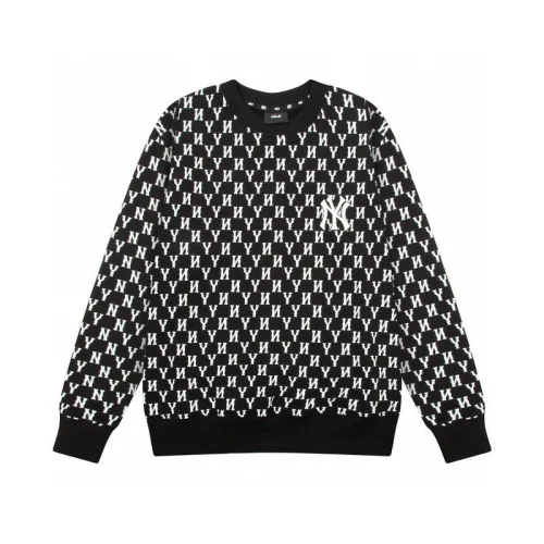 Толстовка MLB Retro NY Print Long Sleeve "Black"