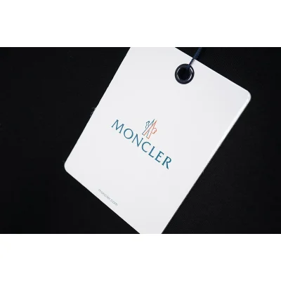 Свитшот Moncler Middle Lined Logo Print "Black" фото № 3