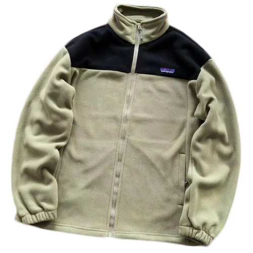 Толстовка Patagonia Bicolor With Zipper And Small Logo "Green"