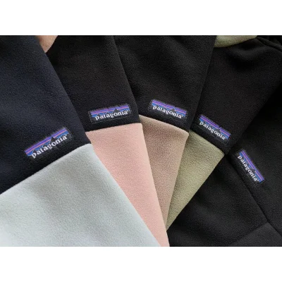 Толстовка Patagonia Bicolor With Zipper And Small Logo "Green" фото № 3