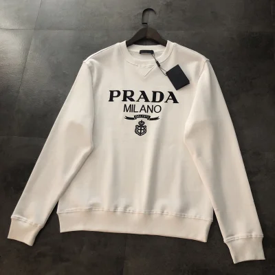 Свитшот Prada With An Aesthetic Logo "White" фото № 2