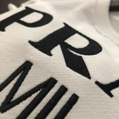 Свитшот Prada With An Aesthetic Logo "White" фото № 3