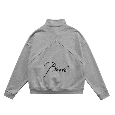 Худи Rhude Brand Inscription "Gray" фото № 6