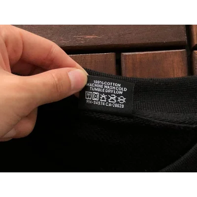 Свитшот Stussy Logo Inscription And Nike Logo "Black" фото № 3