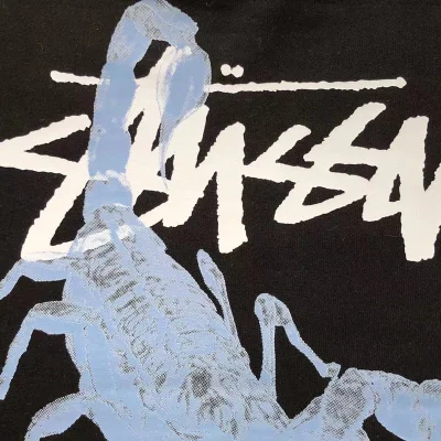 Футболка Stussy Scorpion Print "Black" фото № 4