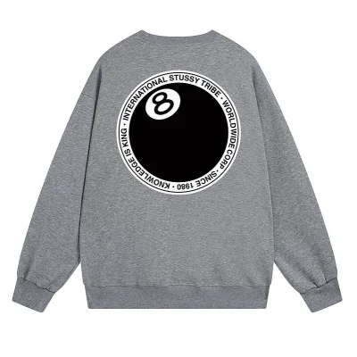 Свитшот Stussy The 8 Billiard Ball With Text Around "Dark Gray" фото № 2 Свитшот Stussy The 8 Billiard Ball With Text Around "Dark Gray" фото № 2