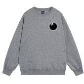 Свитшот Stussy The 8 Billiard Ball With Text Around "Dark Gray"