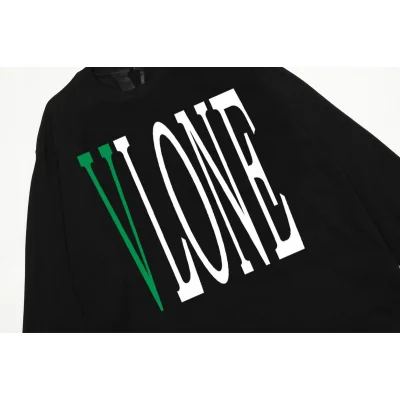 Свитшот Vlone Green Letter V "Black" фото № 3