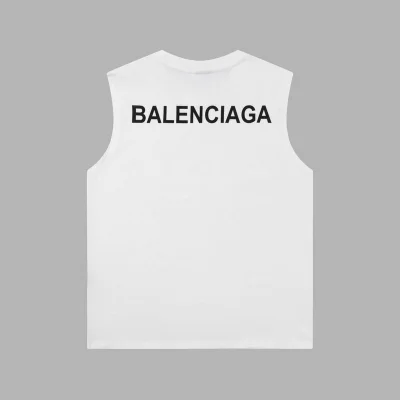 Майка Balenciaga With Brand Text Logo "White" фото № 8