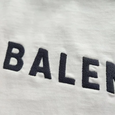 Майка Balenciaga With Text Logo On Both Sides "White" фото № 4