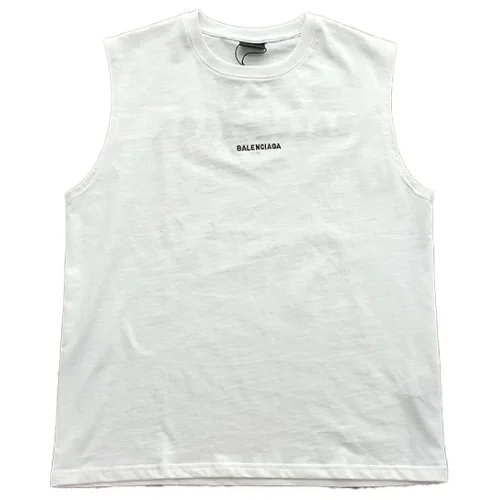 Майка Balenciaga With Text Logo On Both Sides "White"