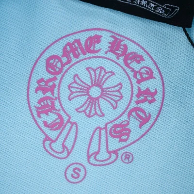 Майка Chrome Hearts With Logo Brand "Blue" фото № 6