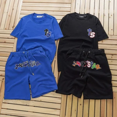 Шорты Trapstar Embroidered Wildcard Style "Black" фото № 8