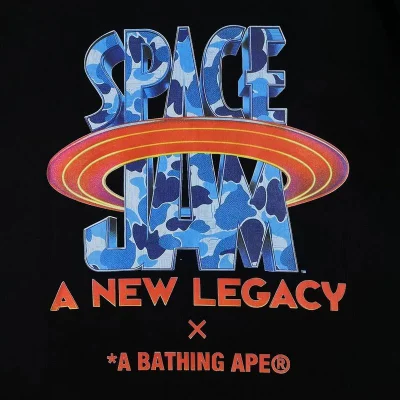 Футболка A Bathing Ape X A New Legacy Space "Black" фото № 8