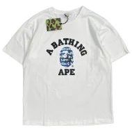 Футболка A Bathing Ape Blue Print With The Inscription "White"