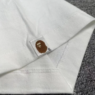 Футболка A Bathing Ape Blue Print With The Inscription "White" фото № 7