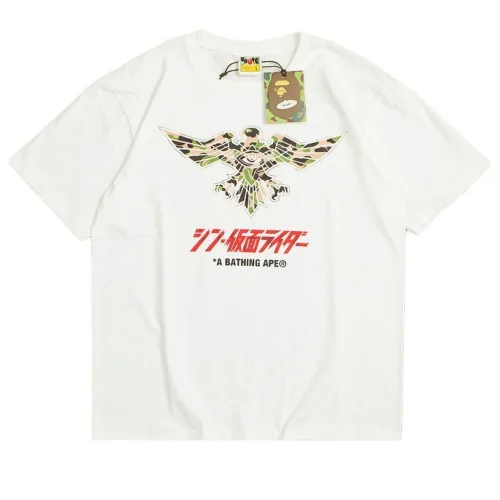 Футболка A Bathing Ape Multicolored Eagle "White"