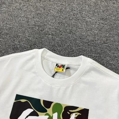 Футболка A Bathing Ape Steve Aoki "White" фото № 4