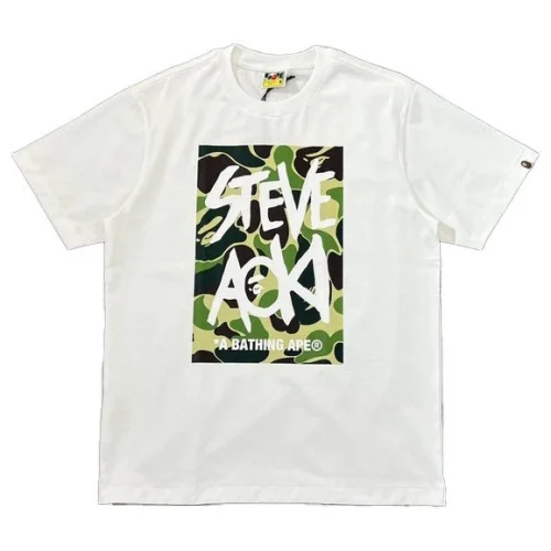 Футболка A Bathing Ape Steve Aoki "White"