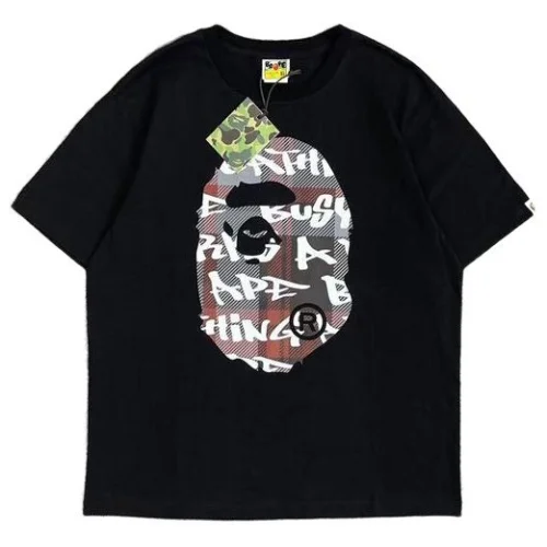 Футболка A Bathing Ape Print On Both Sides "Black"
