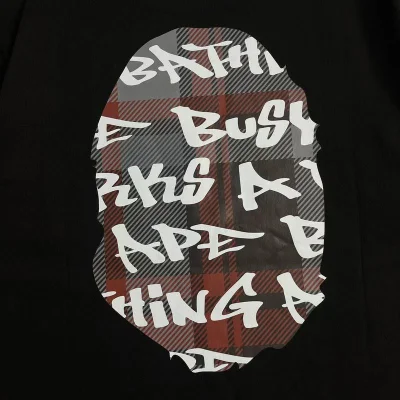 Футболка A Bathing Ape Print On Both Sides "Black" фото № 3