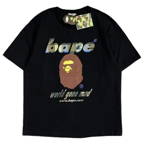 Футболка A Bathing Ape With Link To The Website "Black"