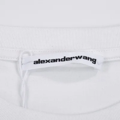 Футболка Alexander Wang Fisheye Style Lettering "White" фото № 3