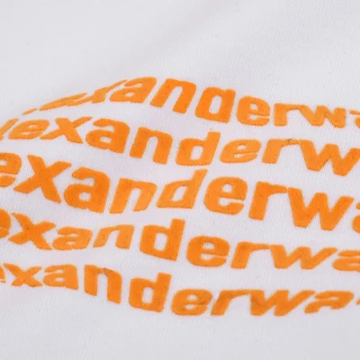 Футболка Alexander Wang Fisheye Style Lettering "White" фото № 4