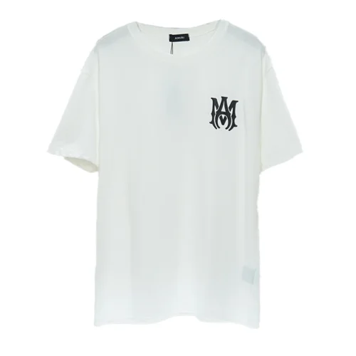 Футболка Amiri With Large Logo And An Inscription Of The Brand "White"
