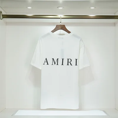 Футболка Amiri With Large Logo And An Inscription Of The Brand "White" фото № 2