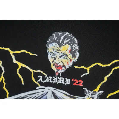 Футболка Amiri Horrors "Black" фото № 7