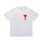 Футболка Amiri Logo With White Border "White/Red"
