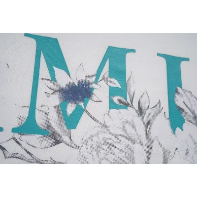 Футболка Amiri Flowers "White" фото № 4