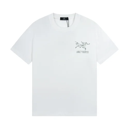 Футболка Arcteryx With A Large And Small Logo Print "White"