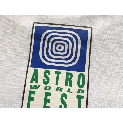 Футболка Astroworld Open Mouth With Tongue Hanging Out "White" фото № 7