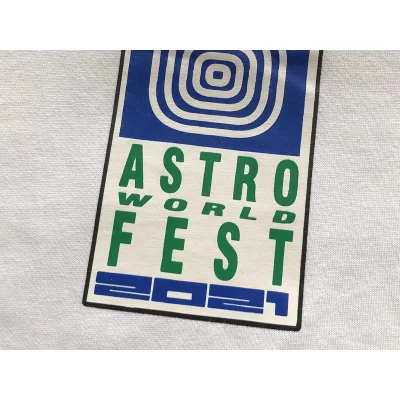 Футболка Astroworld Open Mouth With Tongue Hanging Out "White" фото № 8