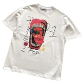 Футболка Astroworld Open Mouth With Tongue Hanging Out "White"