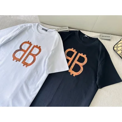 Футболка Balenciaga Rusty Logo "White" фото № 2