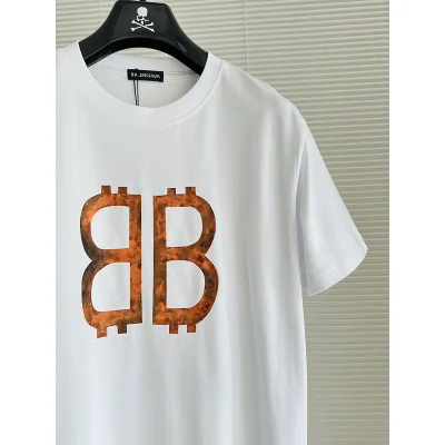 Футболка Balenciaga Rusty Logo "White" фото № 3