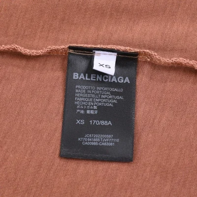 Футболка Balenciaga With Printed Logo "Peach" фото № 2