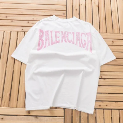 Футболка Balenciaga Paris And Palm Trees "White" фото № 2 Футболка Balenciaga Paris And Palm Trees "White" фото № 2
