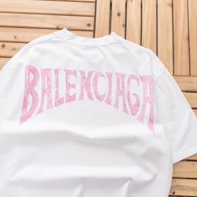 Футболка Balenciaga Paris And Palm Trees "White" фото № 8 Футболка Balenciaga Paris And Palm Trees "White" фото № 8