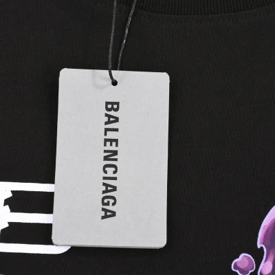 Футболка Balenciaga Logo And Dragon "Black" фото № 7
